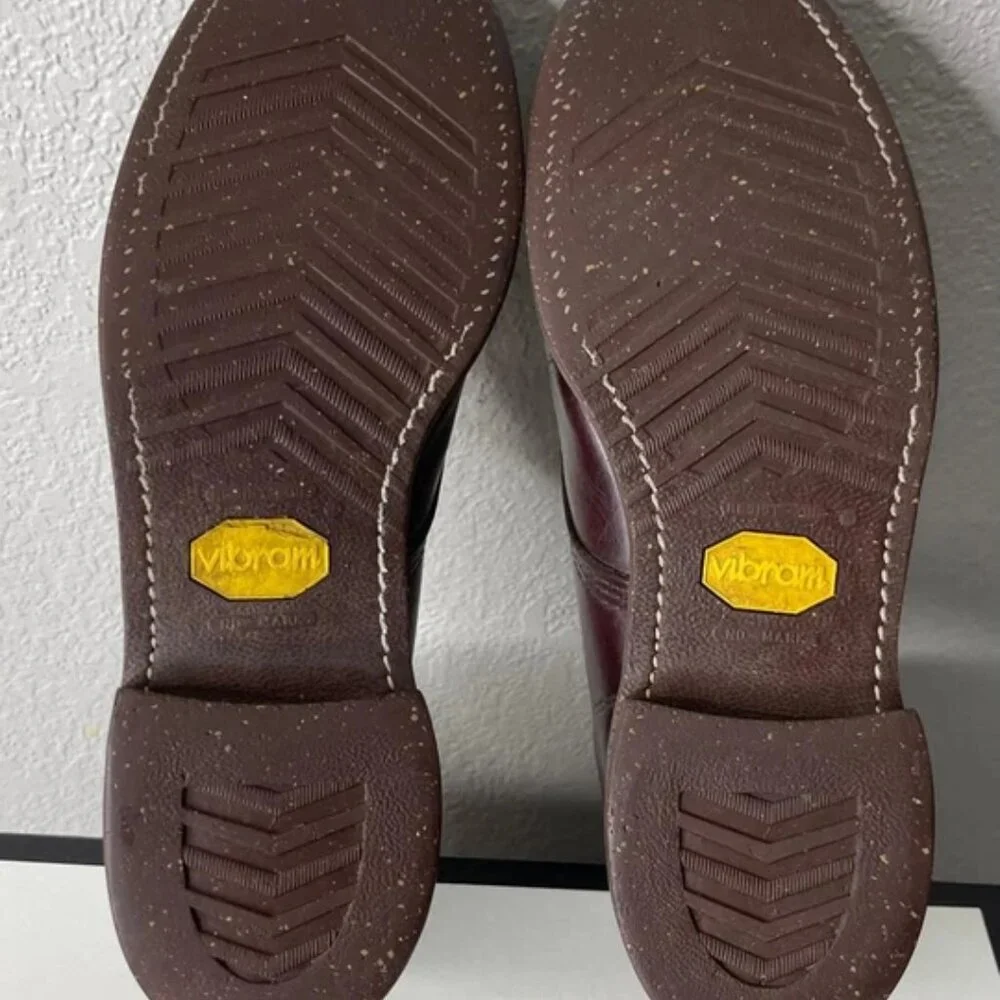 Chippewa Original Brown Leather Oxford Dress Shoes Vibram Sole Men's Size 11 D‎